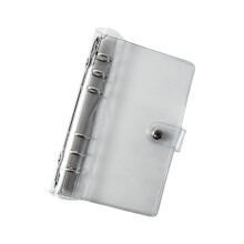 Couverture de classeur à 6 ou 6 anneaux,-transparent 6 anneaux