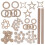 1Conjunto Material De Para Tapeçaria DIY Com E Anéis 5