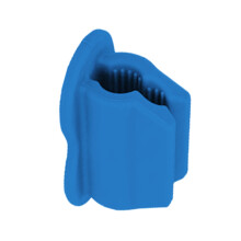 Wand- und Schreibtisch-Stifthalter, einfach zu-Blau