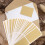 50Pcs Gold Rectangular Coated Scratch Cards For Greeting And Surprise Games 4