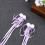 1Par Clip De Cabelo Infantil Tassel Decoração Para Hanfu 8