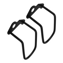 Pack of 2 Bicycle Rear Derailleur Protector Universal Iron Black