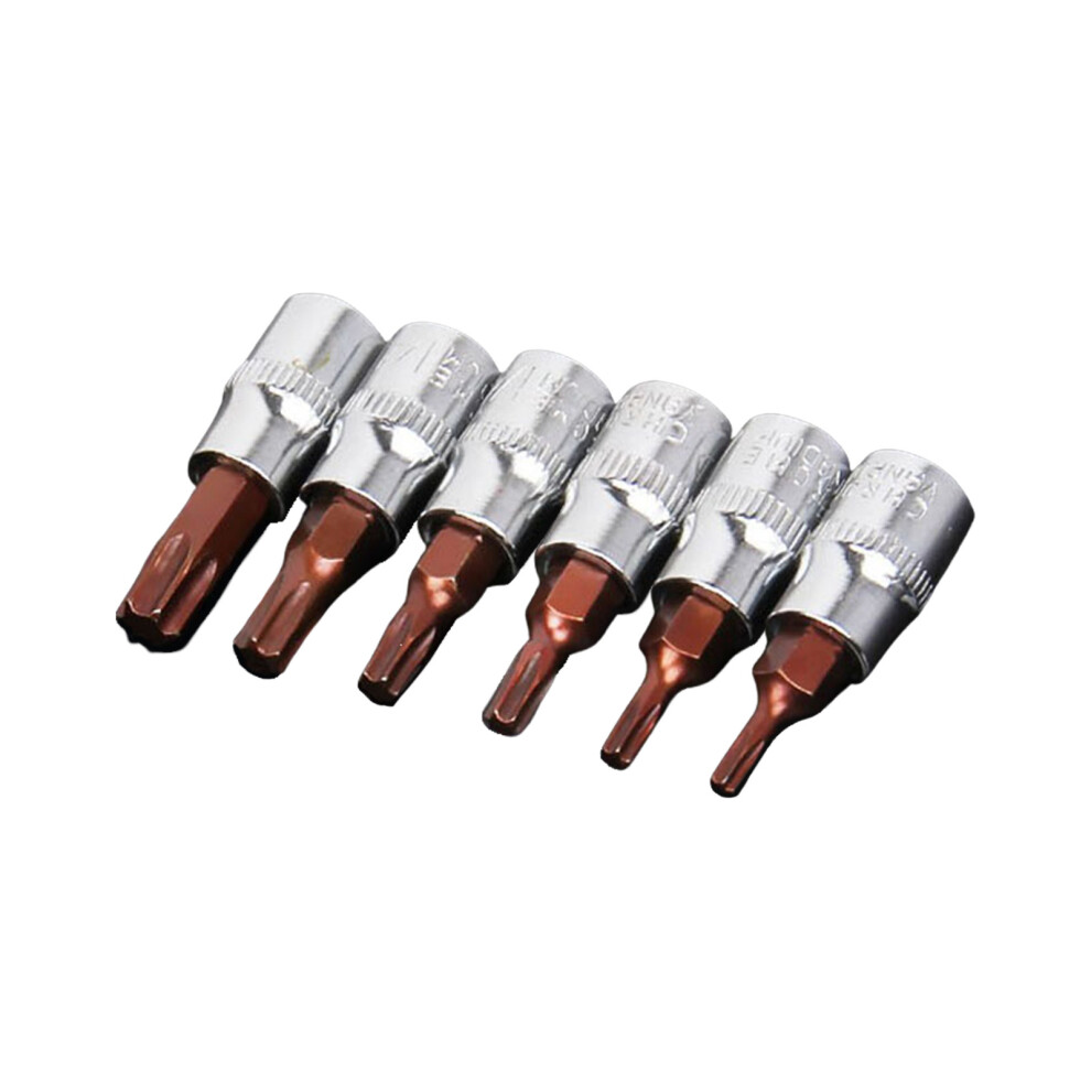 6Pcs Accuracy Engineered Sockets Bit For Electrical Device-B 7696000982557