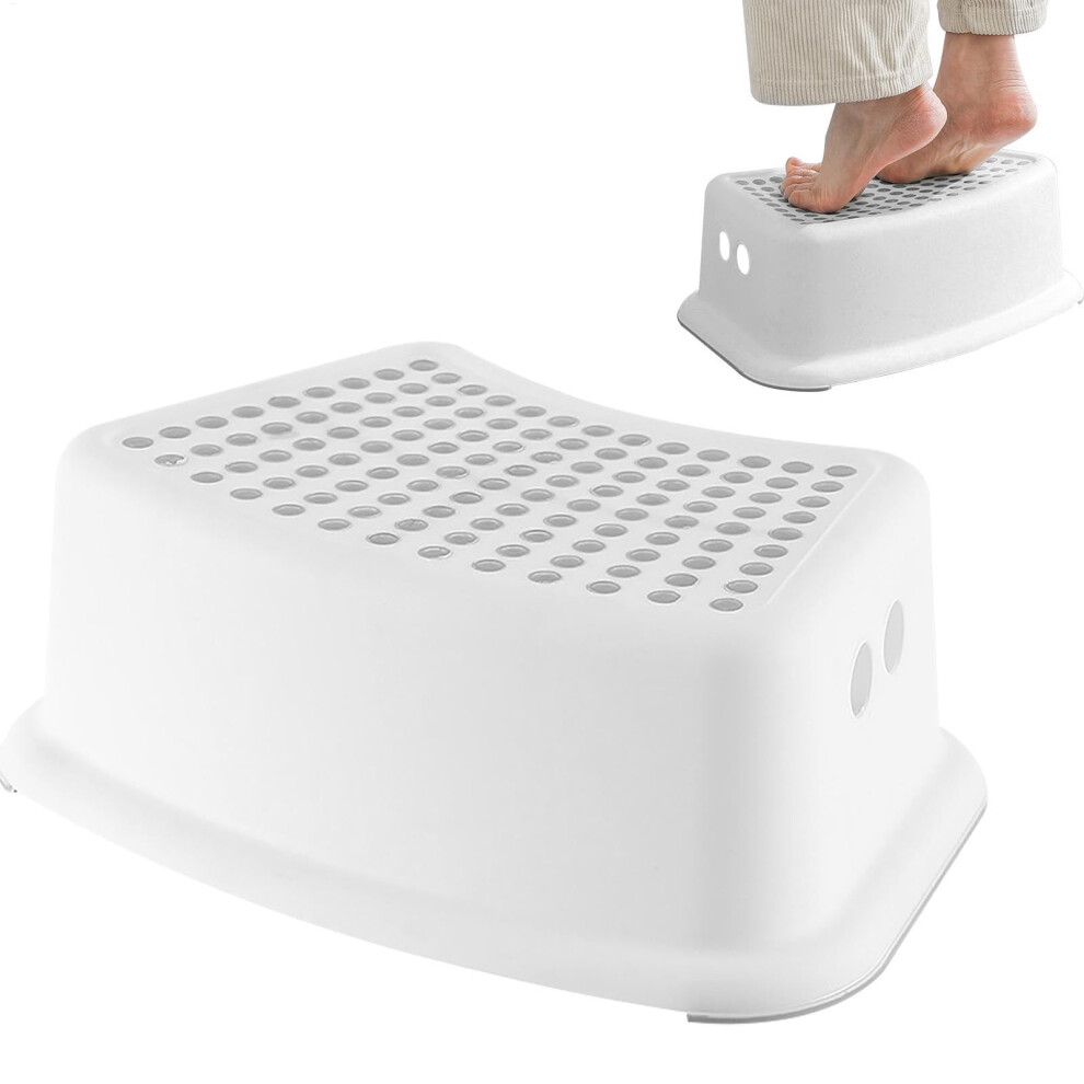 Grey Adult Toilet Stool Poop Stool For Bathroom Toilet Potty Stool With Nonslip Feet Squats Aid Stool
