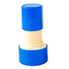 Tampon d'horloge d'apprentissage du temps, tampon d'horloge-Bleu