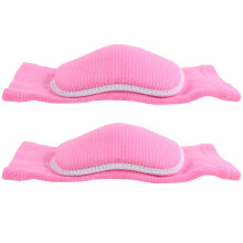 1Par Elástico Rosa Para Joelho Almofadas Quentes Respirável