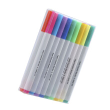 12/18 kleuren borduurtransferpen,-18 kleuren 0,5 metaal