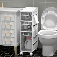 Stackable Storage Drawers On Wheels Clear Plastic Cabinet Freestanding Storage Tower Unit Home Organization
