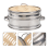 1Conjunto De Vapor Reutilizável Cozinha Aço 11