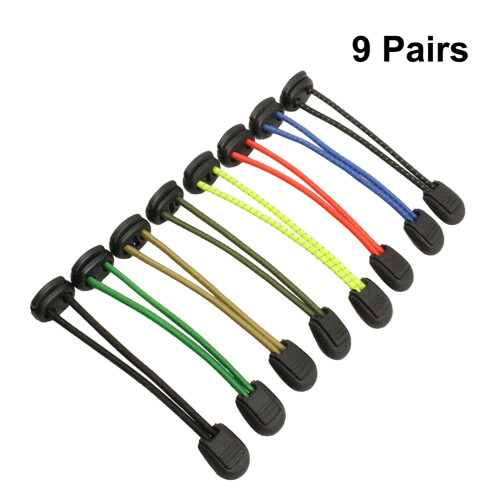 9Par Cordões Elásticos Para Calçado E Praticidade 2