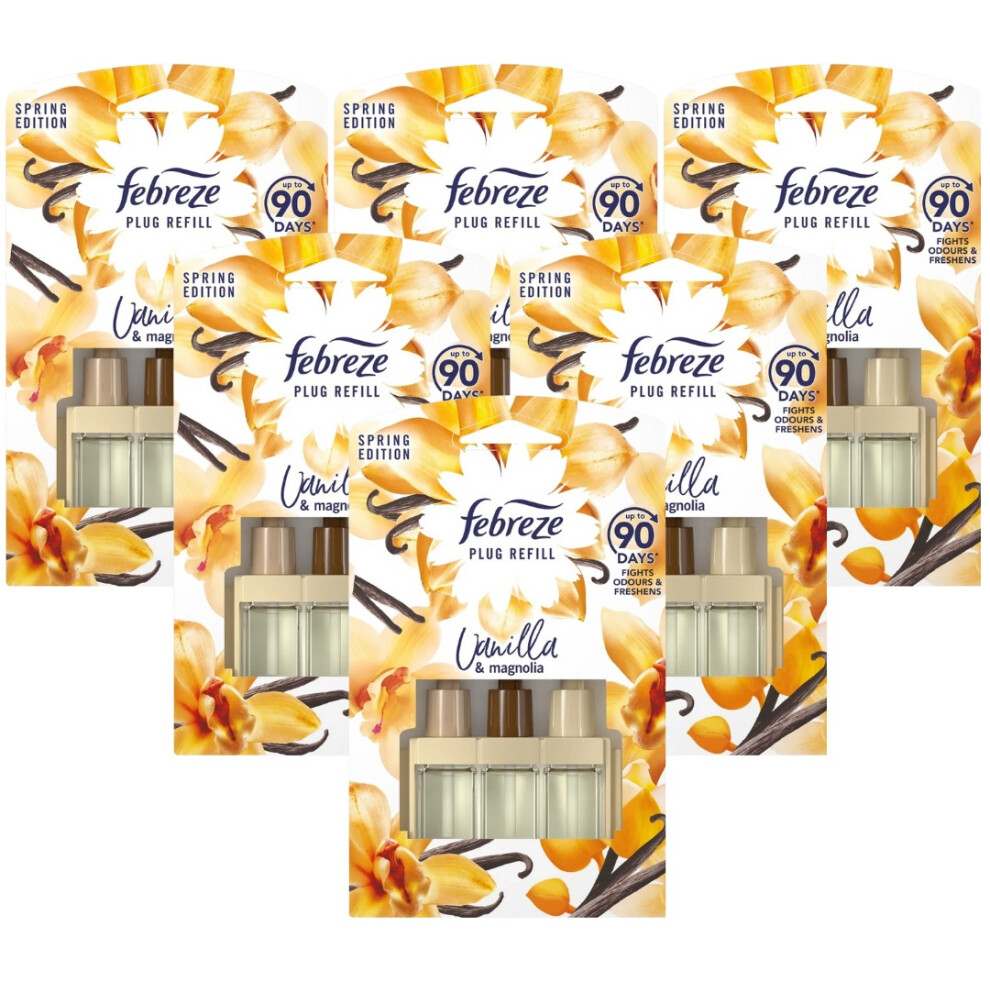 Febreze 6 X 20Ml 3Volution Plug In Refill - Vanilla & Magnolia