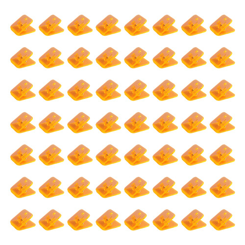 Pinces à papier transparentes, 100 pièces, pour sac-13