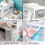 Stackable Storage Drawers On Wheels  Clear Plastic Cabinet  Freestanding Storage Tower Unit  Home Organization 5