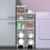 Stackable Storage Drawers On Wheels  Clear Plastic Cabinet  Freestanding Storage Tower Unit  Home Organization 2