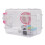 1Conjunto Casa Para Pets Acrílico Transparente Multifuncional 1