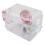 1Conjunto Casa Para Pets Acrílico Transparente Multifuncional 7