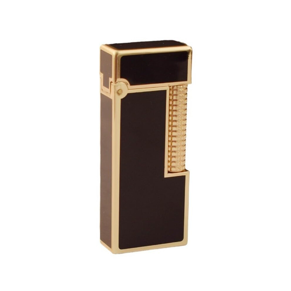 Gold Retro Kerosene Portable Soft Flame Lighter Classic Design Adjustable Refillable Finish Camping Butane Not Included