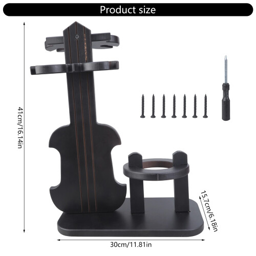 Decorative Retro Style Solid Wood Stemwares Display Rack 2