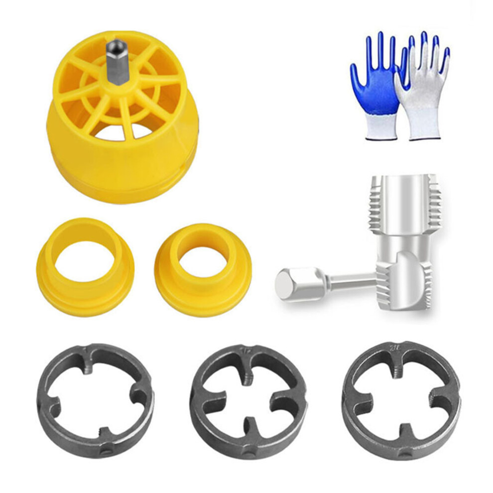 Pvc Thread Maker Tool For Electric Drill Plastic Pipe Threader 7696000983080