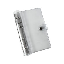 A 6 Clear Budget Binder Refillable Planner-transparent 6 rings