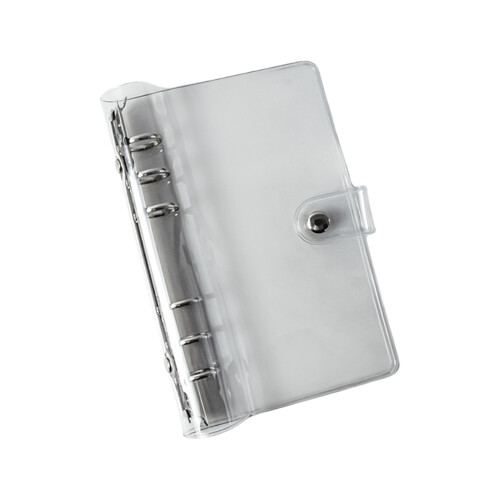 A 6 Clear Budget Binder Refillable Planner-transparent 6 rings