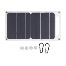 Multifunktionel bærbar soloplader, perfekt til udendørsaktiviteter, rejser og camping med højeffektiv konvertering, monokrystallinsk silicium P