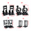 2Pcs Höhlte Musical Note Buch Ende Für Regale Heavy-Hinweis B320 2