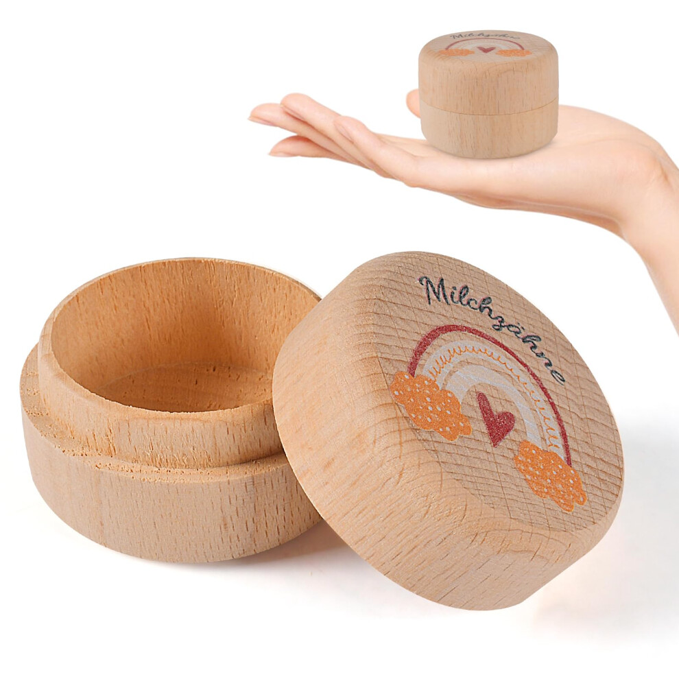 Tooth Box Milk Teeth Wooden Souvenirs for Storing Teeth Gift Ideas