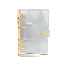 Classeurs transparents pour carnet de notes à 6-Y transparent 6