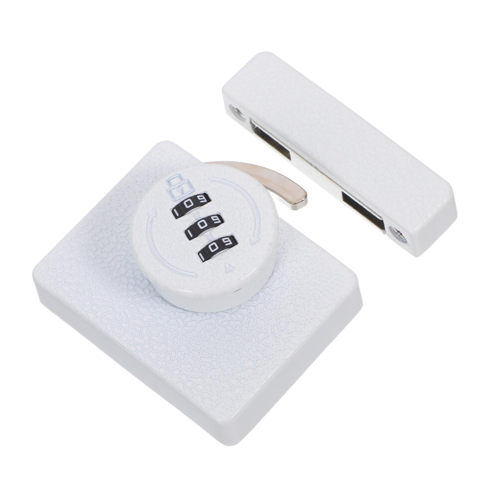Keyless Bifold Door Lock For Cabinets, Combination Password, Black, Secure Cabinet Lock, Home Garage Garden Cupboard 9119770057259