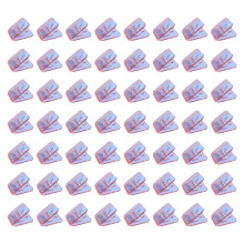Pinces à papier transparentes, 100 pièces, pour sac-4