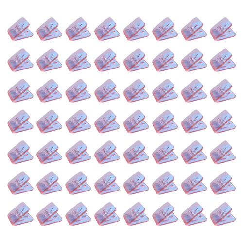 Pinces à papier transparentes, 100 pièces, pour sac-4