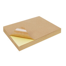 100 vellen stickerpapier Vellen zelfklevende-Licht kraftpapier