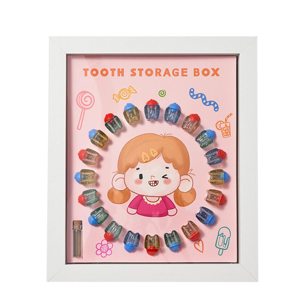 Tooth fairy box, Baby tooth memory box, Memory album for milk teeth