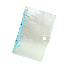 Ein transparenter Budget-Ordner mit 6,-BL transparent 6