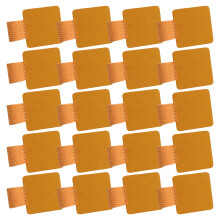 20 stuks PU lederen potloodhouders voor notebook tablet-Geel