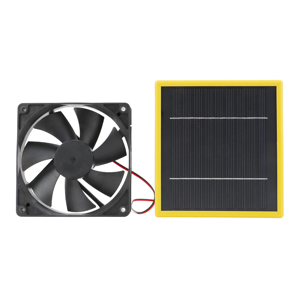 Outdoor Ventilation Solution, Portable Solar Exhaust Fan Kit For Efficient Air Circulation In Chicken Coops, Greenhouses & Pet Houses, Featuring H 9436597759211