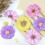 25 Blatt selbstklebender Haftnotizblock, Blumenform,-Rosa. 7