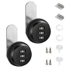 Zinc Alloy Durable Security Locks, Combination Cam Lock For Metal Cabinets, Easy Installation Password Pass Code Lock Resettable Keyless Security For
