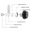 Zinc Alloy Durable Security Locks, Combination Cam Lock For Metal Cabinets, Easy Installation Password Pass Code Lock Resettable Keyless Security For 4