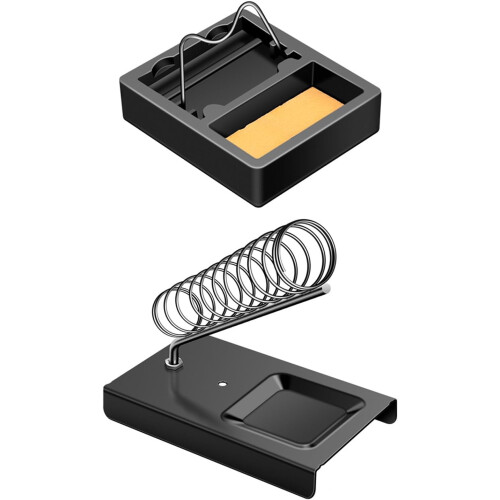 Soldering Iron Holder Stand Adjustable Angle With Cleaning Sponge Spring Holders Electronics 1
