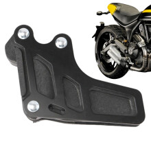 Motorcycle Chain Guide Aluminum Chain Guard Ensures Performance Black
