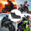 Motorcycle Chain Guide  Aluminum Chain Guard  Ensures Performance Black 4