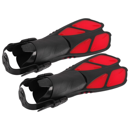 1 Paar verstellbare Schwimmflossen, weiche 2
