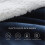 Κουβέρτα Sherpa Fleece διπλής όψης σε γκρι χρώμα, κομψή φανέλα μικροϊνών και βελούδινη 4