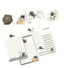 1 Set Briefpapier und Umschläge Set Little Black Cats