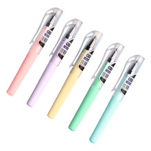 Mini stylo Gel 0.5mm, 5 pièces, encres noires, séchage rapide,-2