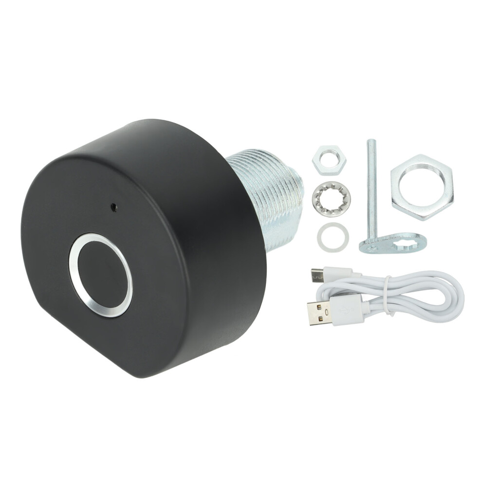 Innovative Furniture Lock, Smart Cabinet Access Solution, Biometric Fingerprint Security, 5 Seconds Fast Unlock, Long Battery Life, Suitable For Wardr 9436597760194