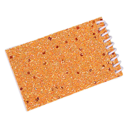 Petits blocs-notes de reliure à bobine jumelle,-couleur orange