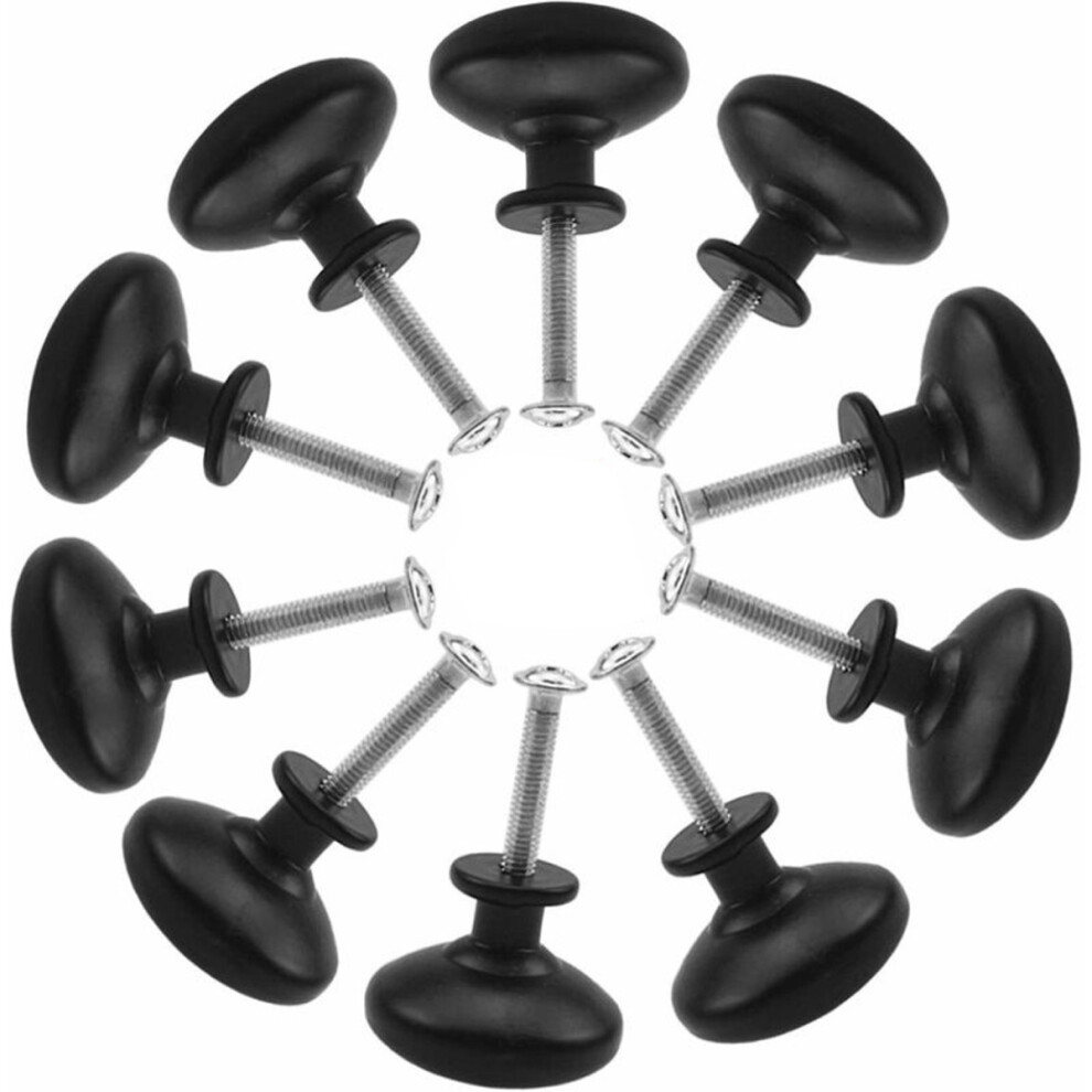 Antique Black Kitchen Cabinet Knobs, Smooth Edges And Easy To Install For Widespread Applications On Furniture 9060116399178